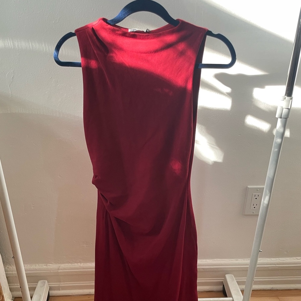 Zara Vibrant Red Dress